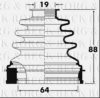 BORG & BECK BCB2895 Bellow, driveshaft